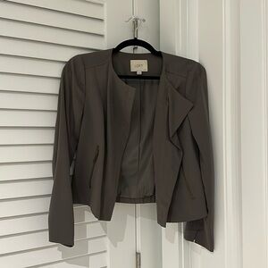 LOFT petite Military Green Cropped jacket